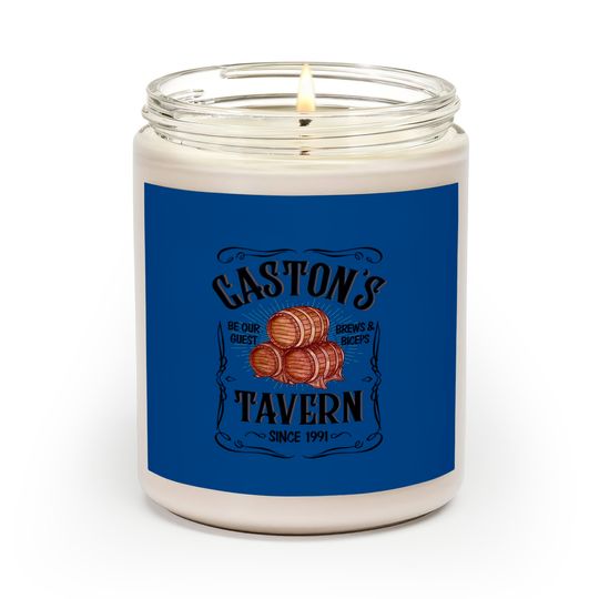 Beauty And The Beast Scented Candles, Disney Gaston's Tavern Le Pub Scented Candles, Father's Day Gift