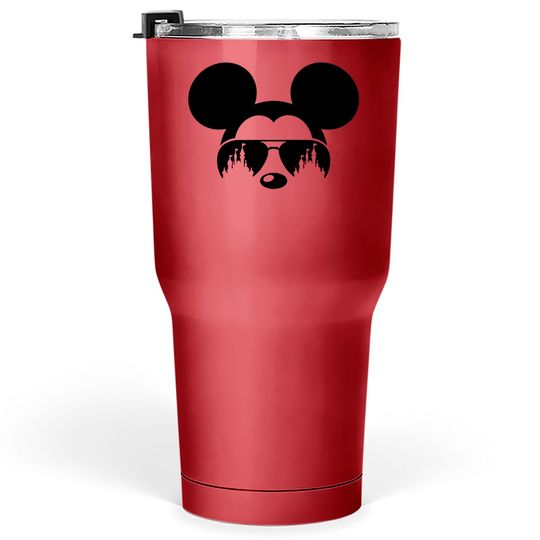 Mickey Mouse Sunglasses Tumblers 30 oz, Disney Castle Tumblers 30 oz