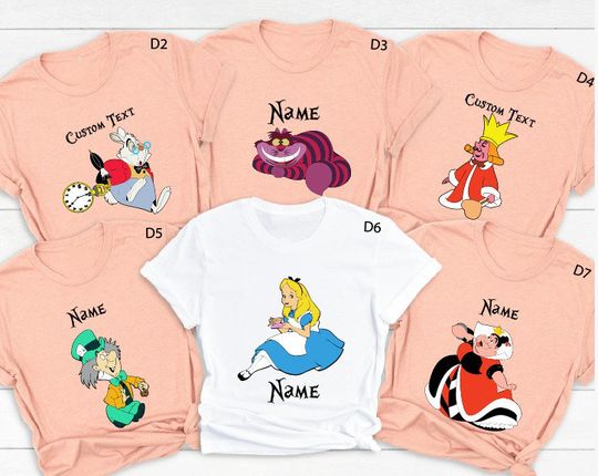 Alice in Wonderland Shirt, Disney Alice Shirt, Personalized Disney Shirt