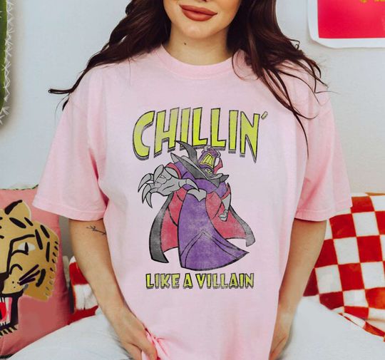 Disney Pixar Toy Story Zurg Chillin' Villain T-Shirt, Disneyland Vacation Trip Gift Shirt,