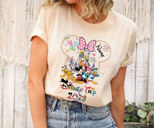 Personalized Disney Trip 2023 Shirt, Disney Family Trip Shirt, Disney Group Shirt, Disney Squad Shirt