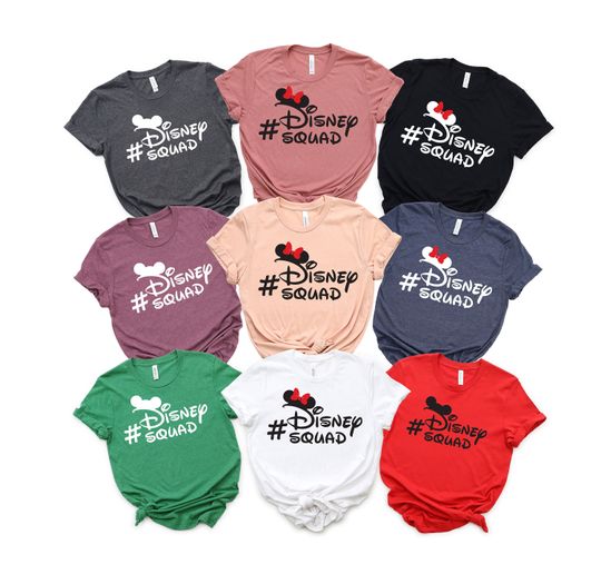 Disney Squad Shirt, Disney Family Matching Shirt, Disney Squad 2022 Shirt, Disney Trip T-Shirts