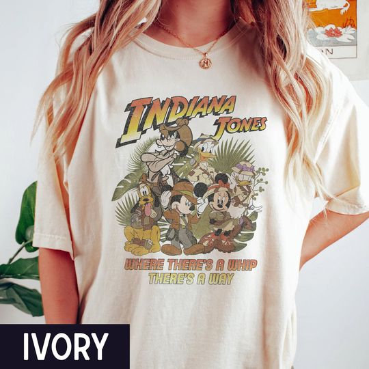 Mickey And Friends Indiana Jones Shirt, Indiana Jones Ride Shirt, Disneyland Tee