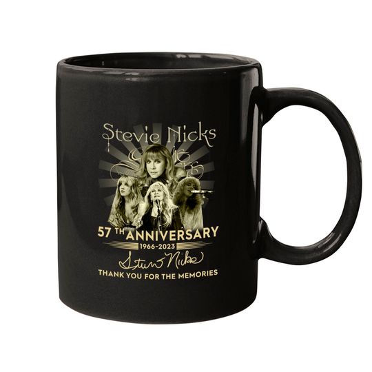 Stevie Nicks 57th 1966-2023 Mugs, Fleetwood Mac Band Tour 2023