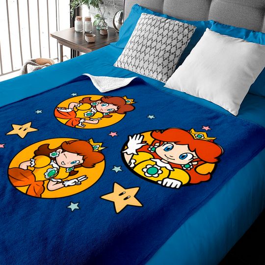 Princess Daisy Star Baby Blankets,Princess Daisy Baby Blankets