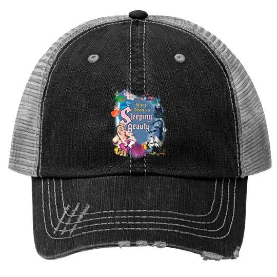 Disney Sleeping Beauty Trucker Hats, Disney Trucker Hats, Disney Princess Trucker Hats