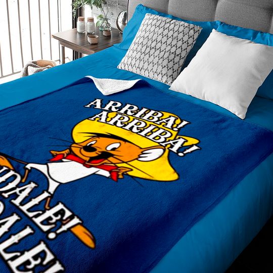 Speedy Gonzales Arriba Arriba Andale Retro Cartoon Baby Blankets