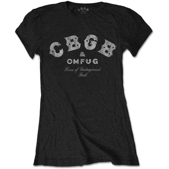 Discover CBGB Ladies T-Shirt: Classic Logo