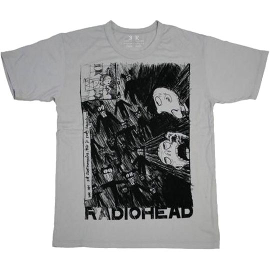 Discover Radiohead Unisex T-Shirt: Scribble