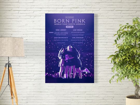 Born Pink World Tour North America Encore 2023 Poster