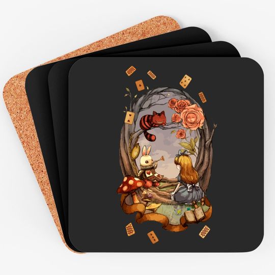 Disney Alice In Wonderland Vintage Coasters