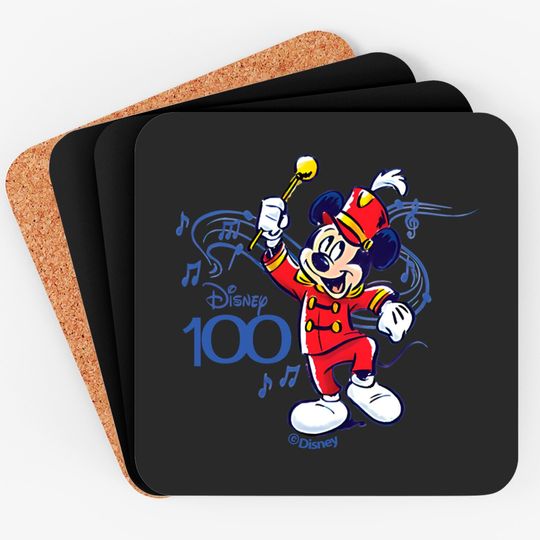 Disney 100 Mickey Mouse Marching Band Leader D100 Coasters