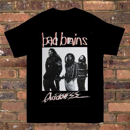 Bad Brains T- Shirt, Bad Brains Band Tour Tee, Vintage Bad Brains Tee,