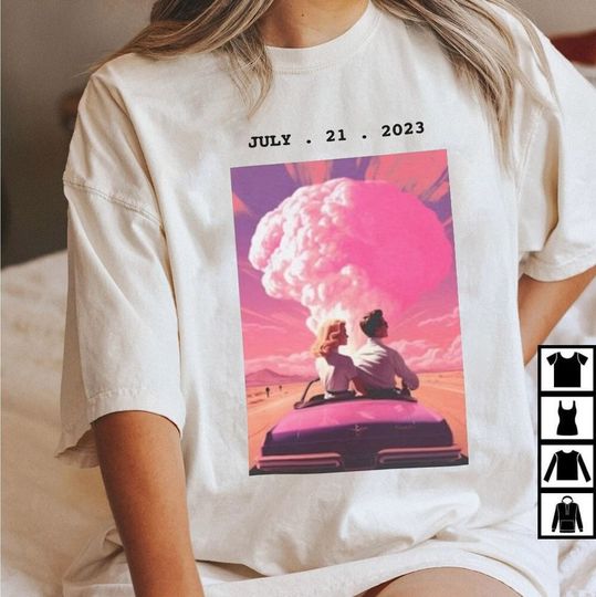 Barbenheimer Barbie Movie Oppenheimer Shirt, Barbie Movie T-Shirt