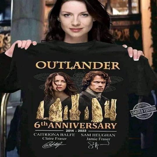 Discover Outlander 6th anniversary 2014-2022 shirt