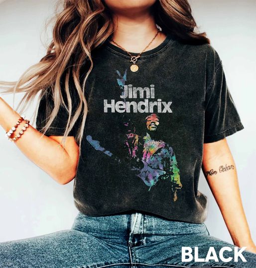 Discover Jimi Hendrix Tshirt, Band Tee, Vintage Band Tee