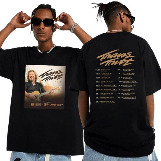Discover Travis Tritt 2023 Tour, Music Travis Tritt Tour 2023 Under the Influence Tour 2023 shirt
