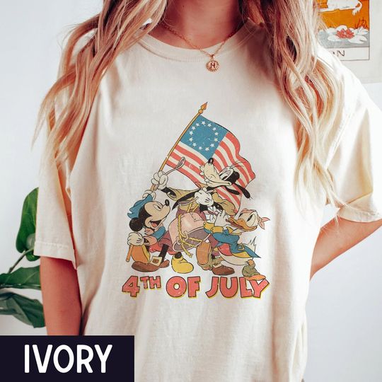 Disney Happy 4th of July shirt, Fourth of July Mickey & friends shirt