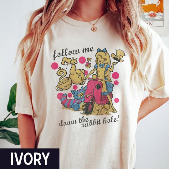 Retro Alice in Wonderland Shirt, Disney Princess Alice Shirt