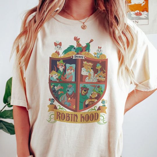 Vintage Disney Robin Hood Shirt, Animal Kingdom Family Matching Shirt