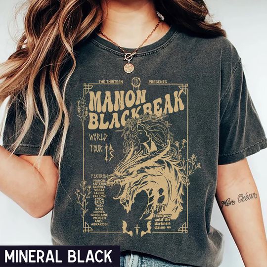 Manon Blackbeak Throne of Glass, SJM Library Shirt, Rowan Merch