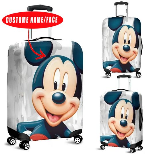Mickey Cute Luggage Covers,Disney Suitcase Cover,Disney Adventure Awaits Luggage Cover