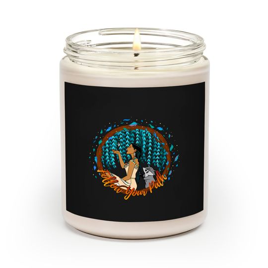 Disney Pocahontas Follow Your Path Circle Text Scented Candles