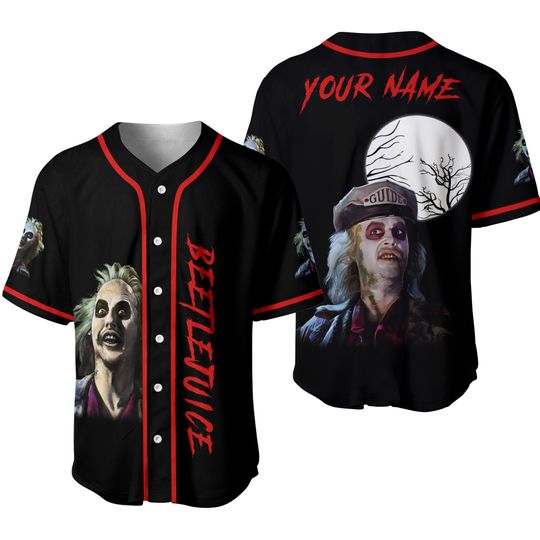 Personalized Beetlejuice Baseball Shirt, Beetlejuice Baseball Jersey Shirt