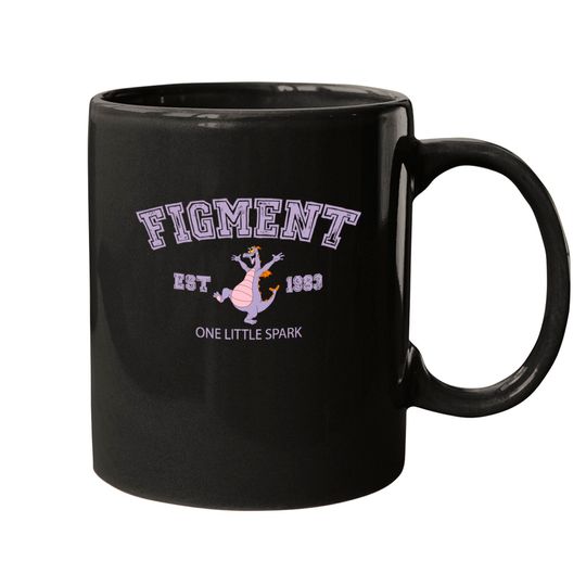 Vintage Figment Mugs, Figment est 1983 Mugs, Disneyland Mugs, Epcot Mugs
