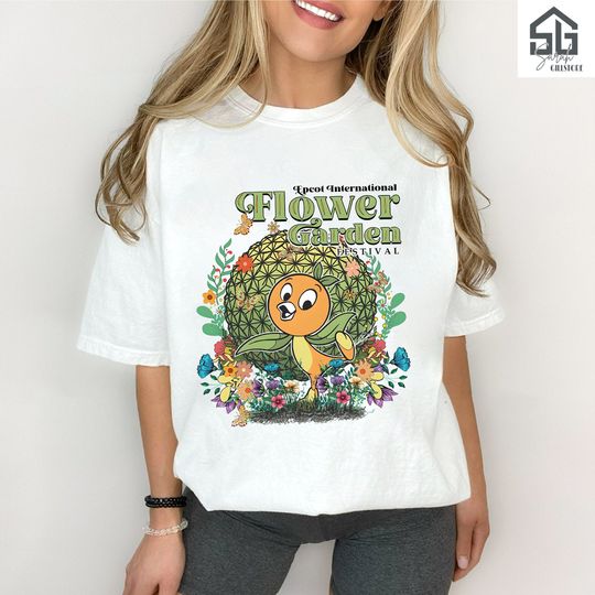 Vintage Disney Epcot Orange Bird Shirt, Flower and garden festival 2023 shirt
