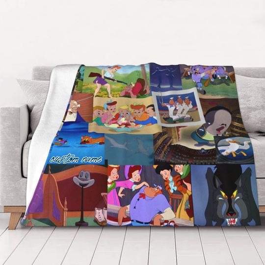 Disney Make Mine Music Company Custom name Blanket Printed Soft Flannel Fleece Warm Video Games Throw Blankets