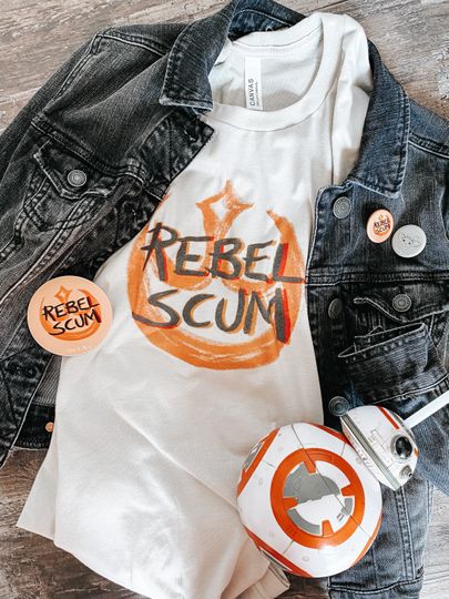 Rebel Scum graphic tee, Disney Inspired tee