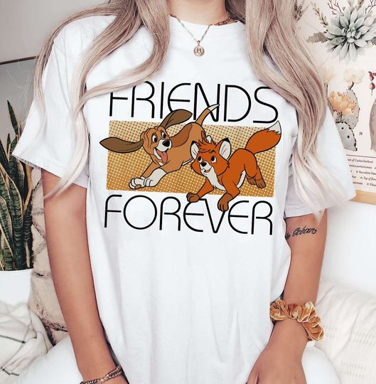 Friend Forever - Hound Tod & Copper Shirt, The Fox and The Hound Shirt, Disney Best Friend Shirt, Disney 2023 Shirt, Gift Ideas