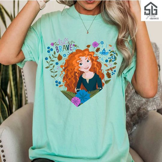 Disney Princess Merida Be Brave T-Shirt, Disney Princess T-Shirt