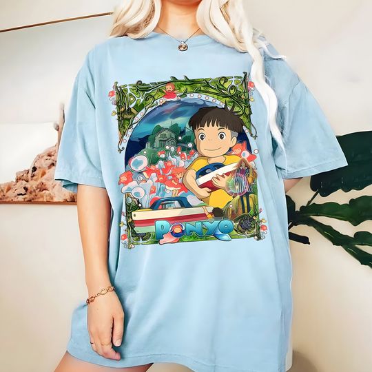 Ponyo Sosuke T-shirt, Goldfish Ponyo