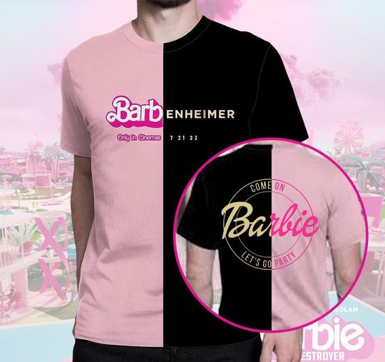 Barbenheimer Barbie Movie Oppenheimer Shirt, The Ultimate Double Feature