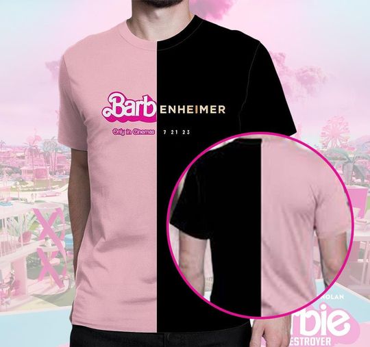 Barbenheimer Barbie Movie Oppenheimer Shirt, Barbie Movie 3D T-Shirt