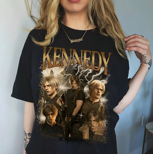 Retro Leon Residence Evil Bootleg Shirt, Leon Kennedy Shirt,