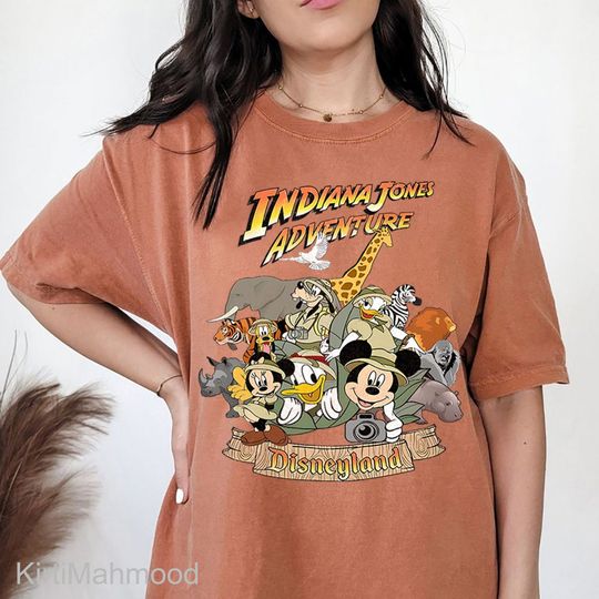 Mickey Disney Indiana Jones Adventure Disneyland Shirt, Indiana Jones Ride Adventure Shirt