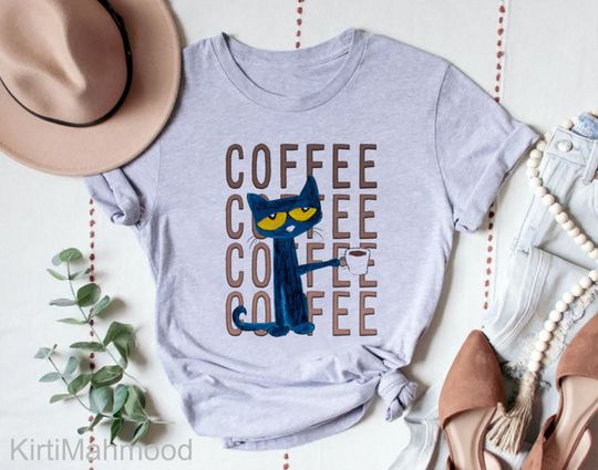 Pete The Cat Coffee Shirt, Pete The Cat Back To School Shirt, It's All Good Classic Shirt