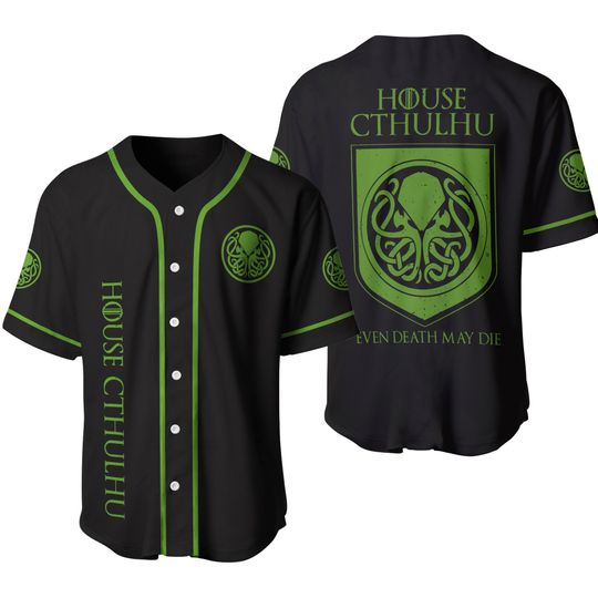 House Of Cthulhu Horror Movies Baseball Jersey, Horror Jersey Shirts