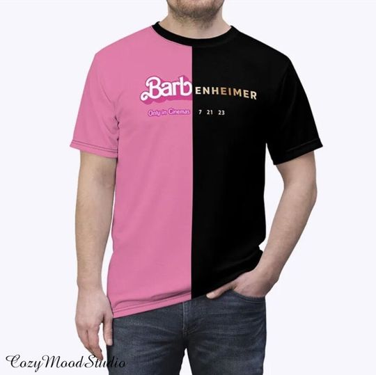 Barbenheimer T-Shirt, Barbenheimer Barbie Movie Oppenheimer 2023 Shirt