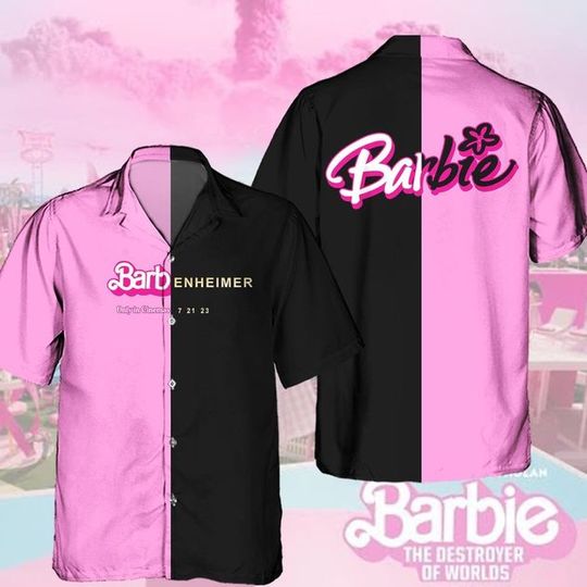 Barbenheimer Barbie Movie Oppenheimer Hawaii Shirt, Barbie Movie Shirt