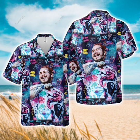 Post Malone Hawaiian Shirts, Posty Hawai Shirt