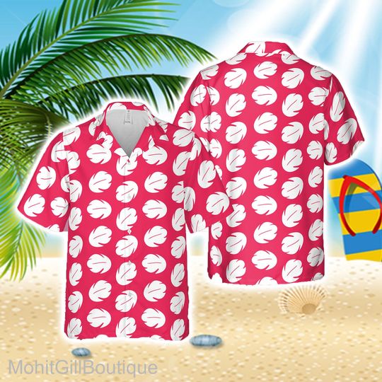 Moana Hawaiian Shirt, Disney Princess Button Up Shirt, Moana Characters Shirt