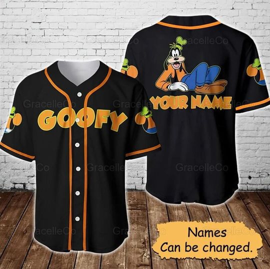 Goofy Baseball Jersey Shirt, Disney Goofy Jersey Shirt, Disney Trip Baseball Shirt