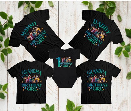 Encanto Birthday Shirts Disney Family Customized Boy or Girl Shirts Theme