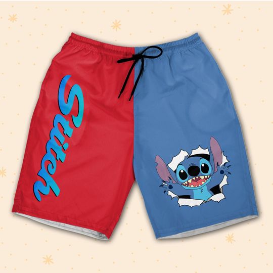 stitch basketball Shorts JS  Shorts Sports For Fans Disney