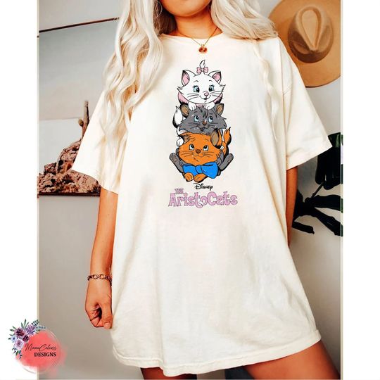 The Aristocats Shirt, Marie Aristocats Shirt, Marie Berlioz Toulouse, Disneyworld Matching Shirt