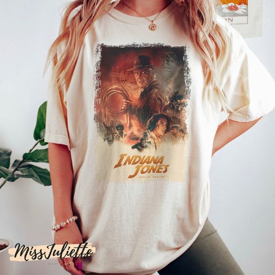 Vintage Indiana Jones and the Dial of Destiny Shirt, Indiana Jones 2023 T-shirt